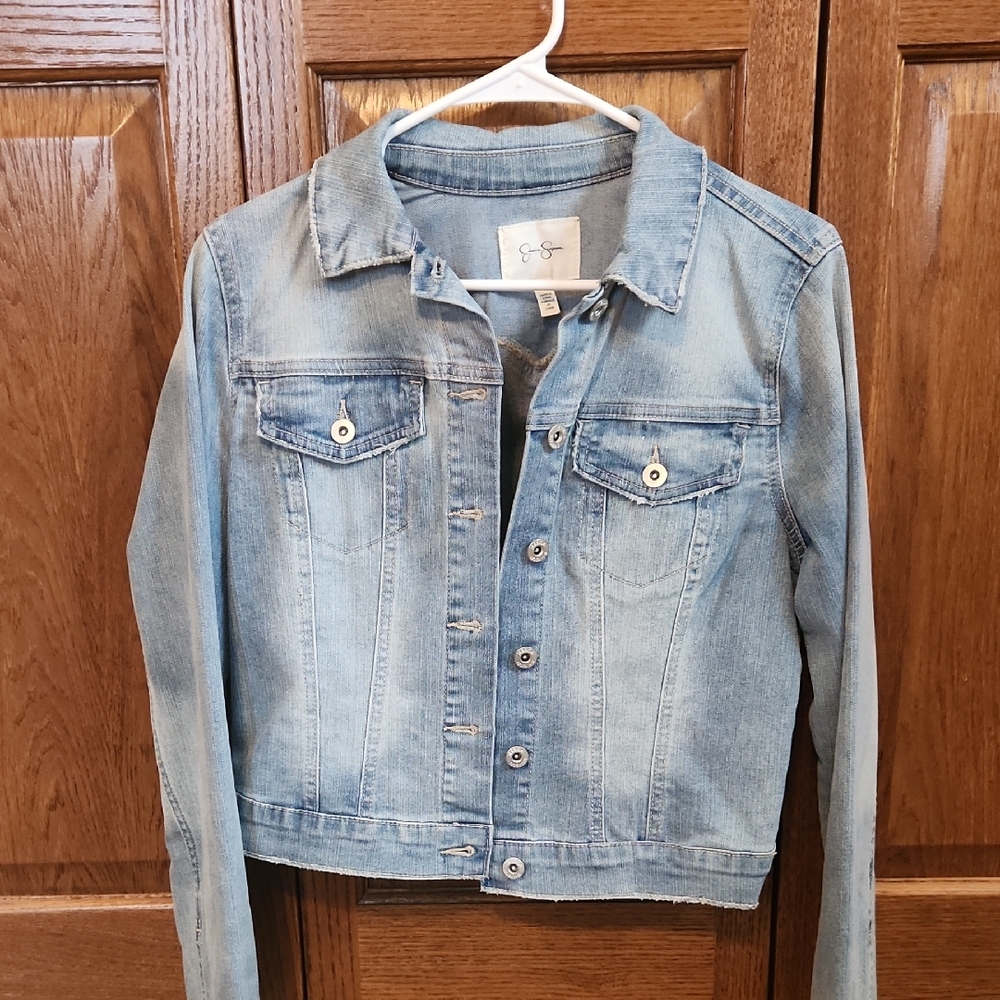 Jessica Simpson Classic Blue Jean Jacket
